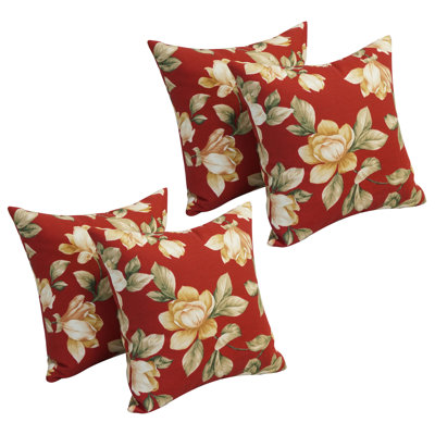 Outdoor Cushion Collection Indoor/Outdoor Floral Throw Pillow