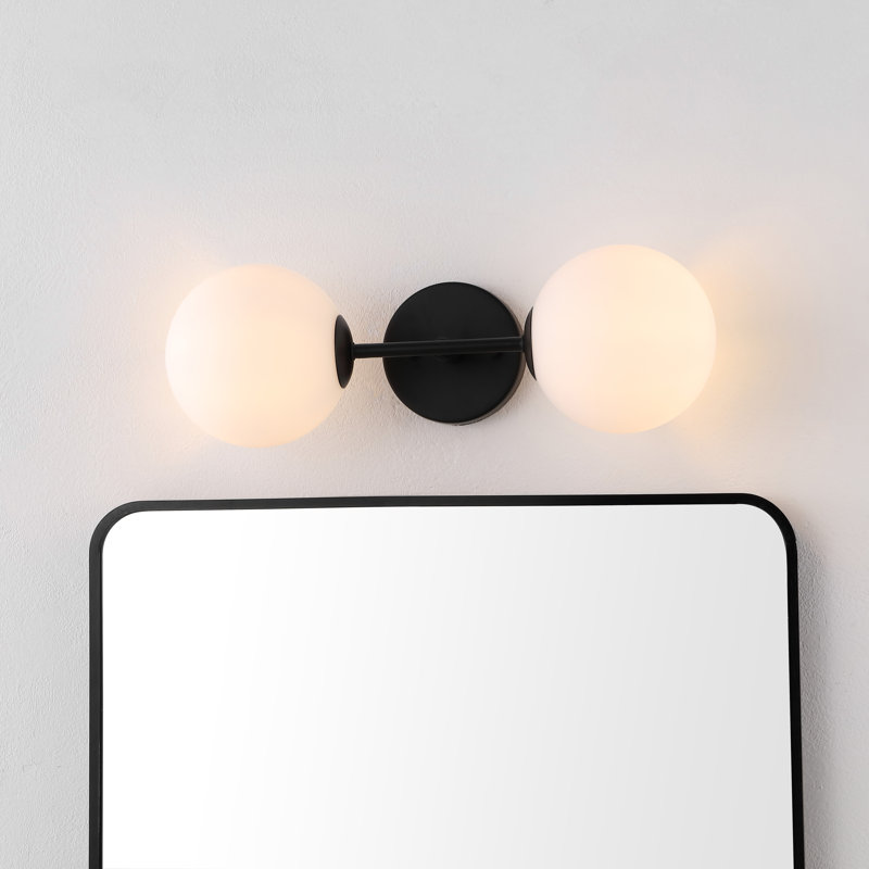 Jaina 2 - Light Armed Sconce, Black
