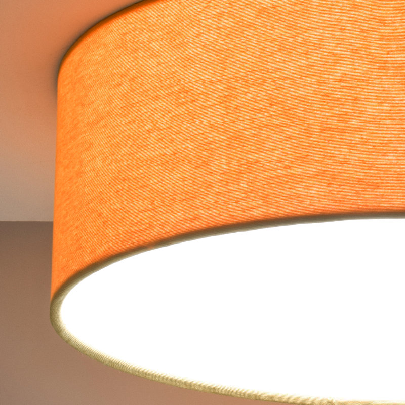 Parvin Flush Mount, Yellow