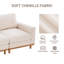 Canapé modulaire en L rembourré avec repose-pieds Milsap-132269716