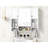 35'' X 28'' Bathroom Mirror Cabinet - Construction & Practical For Adjustable Soft-close Hinges Spacious