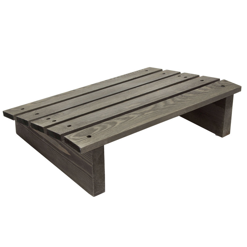 Repose-pieds inclinable en bois