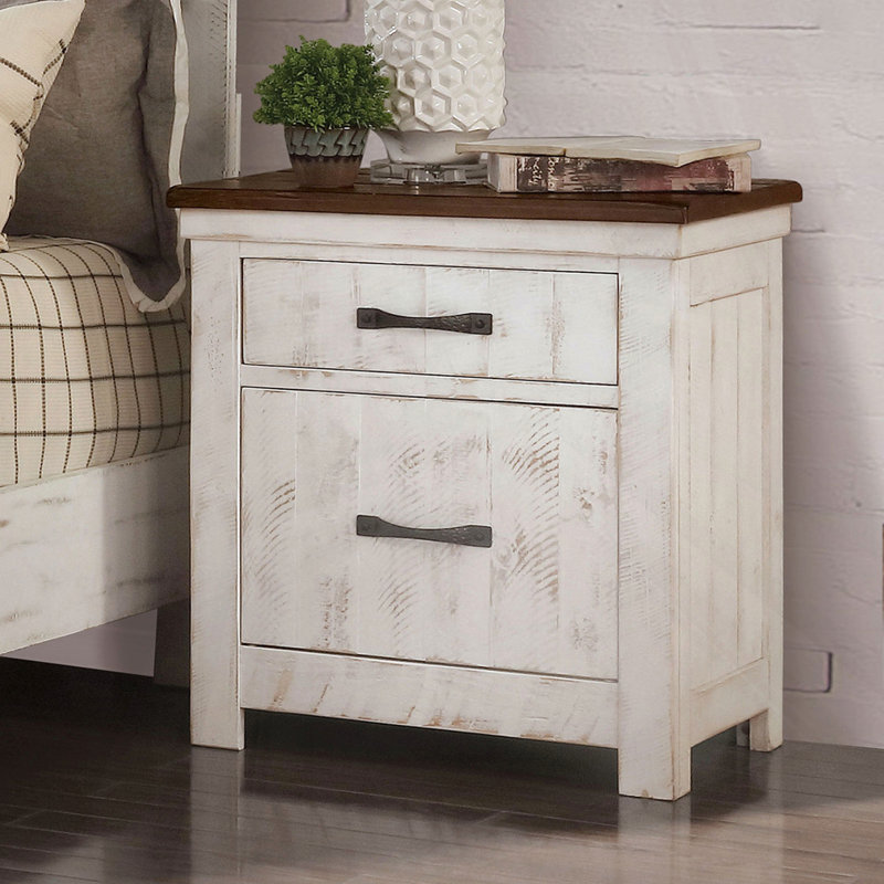 2-Drawers Bedside Table