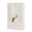3 Door 4 Drawer Wardrobe With Mirror-1527793251