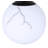 Kavneet 1 - Light Matte Black Sphere Pendant