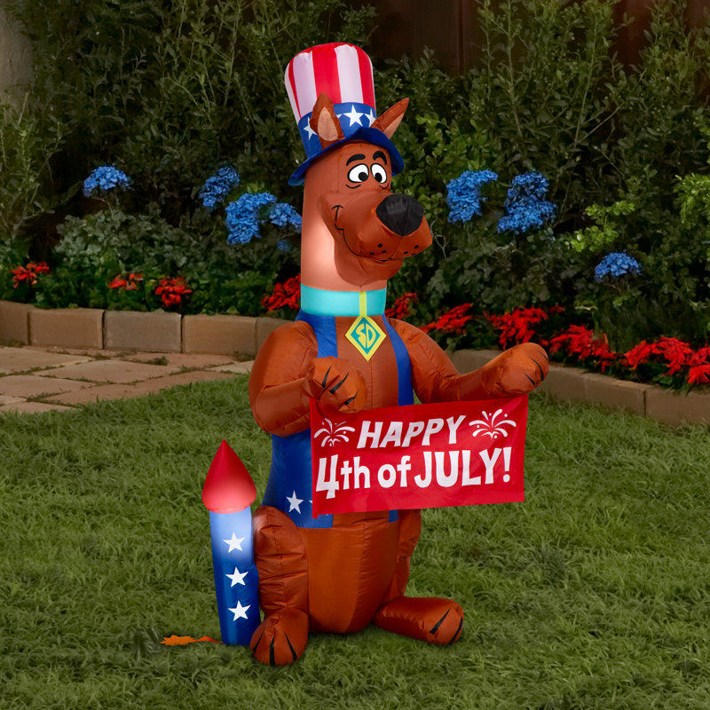 Lumière de l'Air de la fête de l'Independance patriotique Scooby Doo-WB