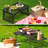 3Ft. Black Patio Rectangular Folding Table