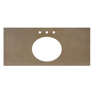 Plateau de meuble-lavabo simple 48,5 po