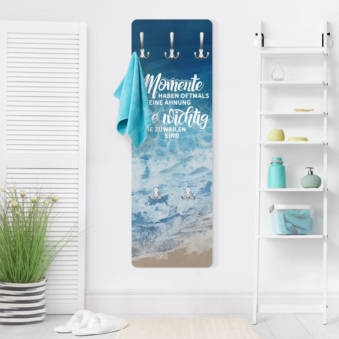 Seashore - Important Moments Wall Mounted Coat Rack
