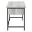Bureau d'ordinateur, bureau personnel, ordinateur portable, tiroirs de rangement, L 55 po, travail, stratifié, métal, contemporain, moderne-1206166314