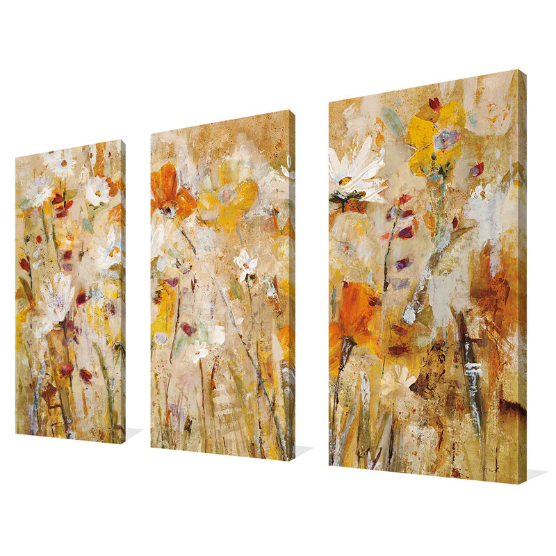 "Jostle", ensemble de 3 impressions sur toile