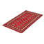 Tapis rouge foncé mâle 3 pi 2 po x 5 pi 4 po Mashaigh Peshawar Bokhara