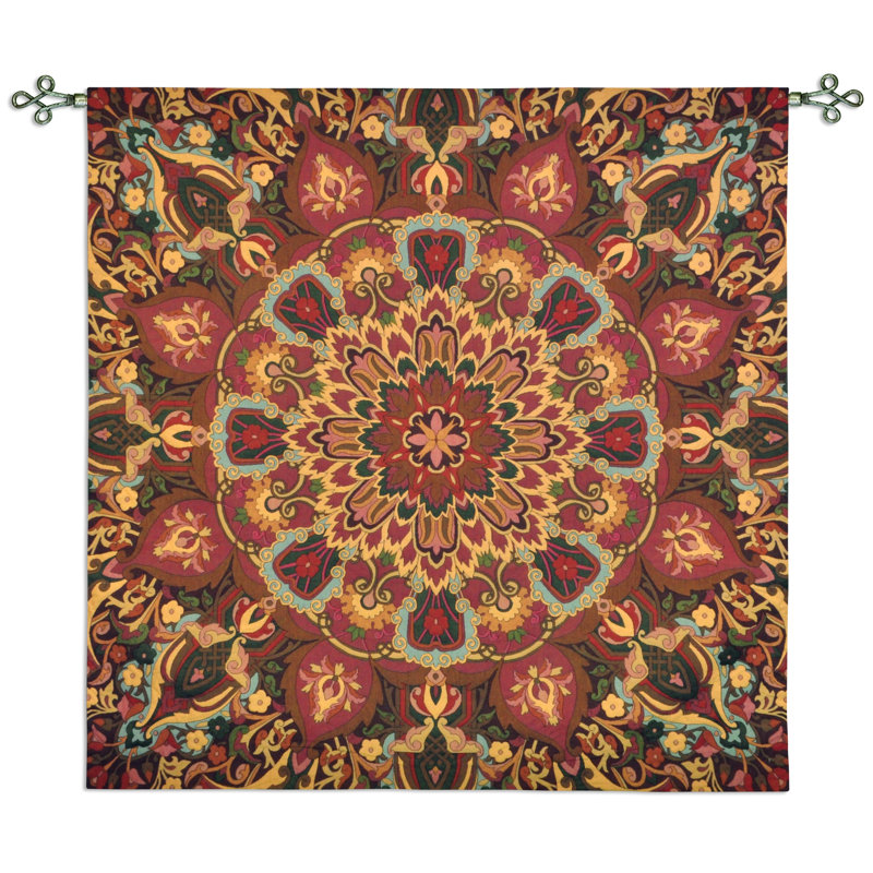 Rangoli caramel par julianna james tapisserie