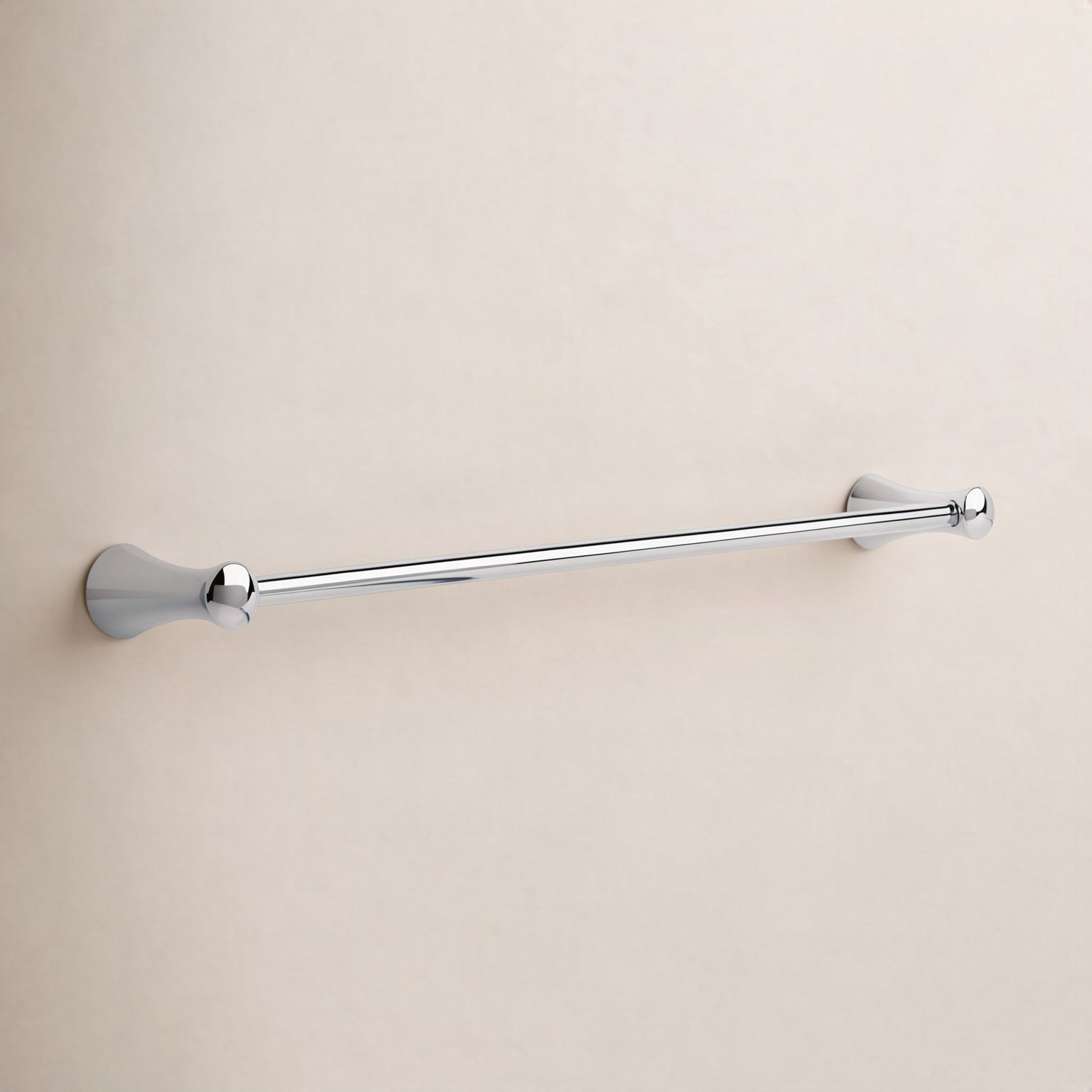 Lahara 24" Wall-Mounted Towel Bar, 24", Chrome