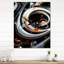 Horloge murale moderne Fluidité Bliss-99636732
