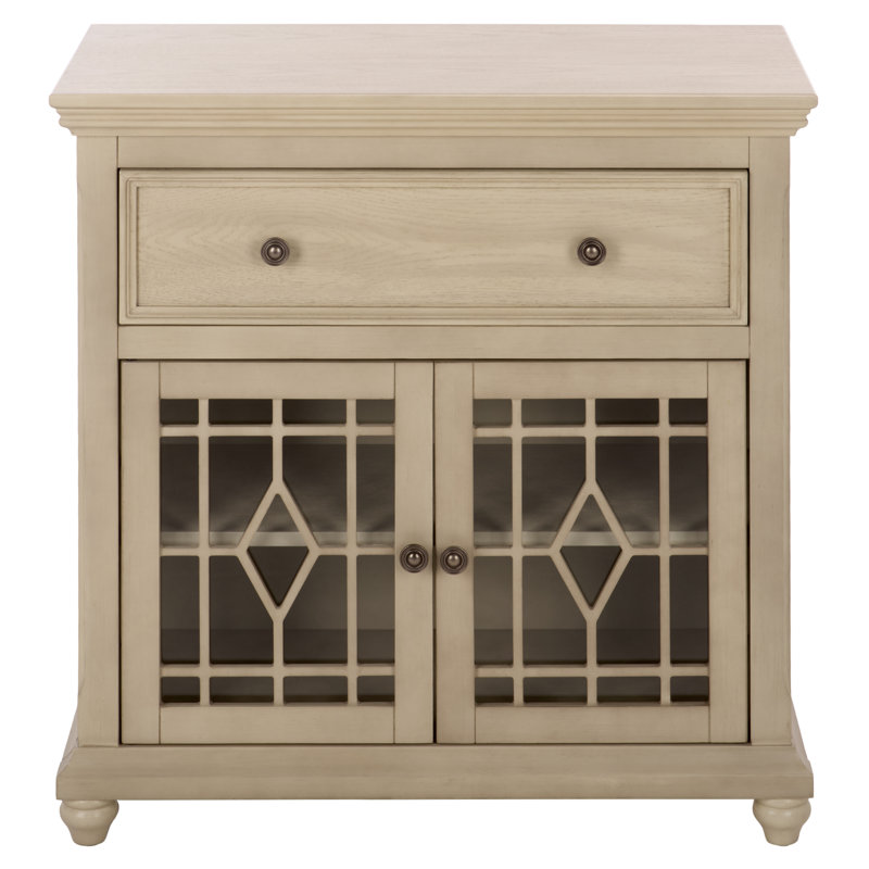 Commode 2 tiroirs Ben, Crème