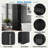 Tall Bathroom Storage Cabinet With 2 Different Size Doors, Adjustable Shelf, Door Shelve Design And Drawer-1598895266