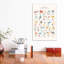 Animal Alphabet - impression d'art graphique-52838579-52838580-52838581