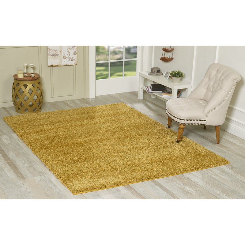 Ardee Solid Colour Shag Area Rug, Rectangle 200 x 290cm