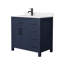 Ensemble de meuble-lavabo simple 36 po avec plateau en marbre Beckett-61870894-61870890-61870896