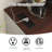 Farmhouse Buffet Cabinet With Prower Outlets, Rustic Sideboard Buffet With Wine Rack, Wooden Buffet Table For Dining Room, Antique White-1613038195