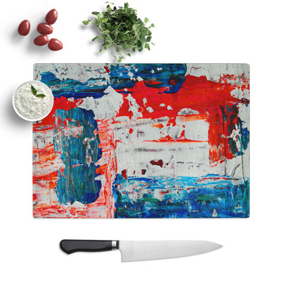 Tempered Glass Art Painting Vol.54 Chopping Board
