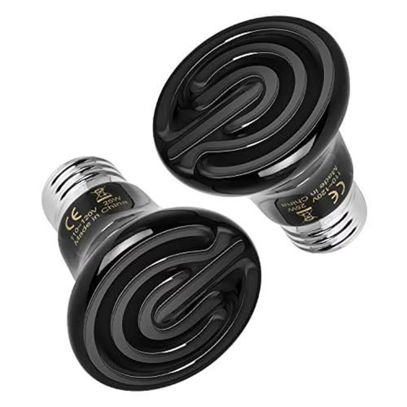 Mini-ampoule chauffante simple en céramique 25W