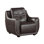 Fauteuil en cuir véritable, fauteuil en cuir, fauteuil d'appoint, fauteuil d'appoint moderne