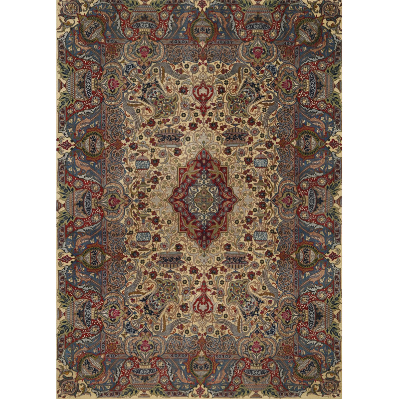 Cerita Oriental Indoor Rug, Rectangle 5' x 7'