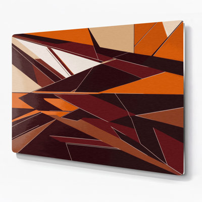 Art mural rigide en métal 30 "Hard Edge"