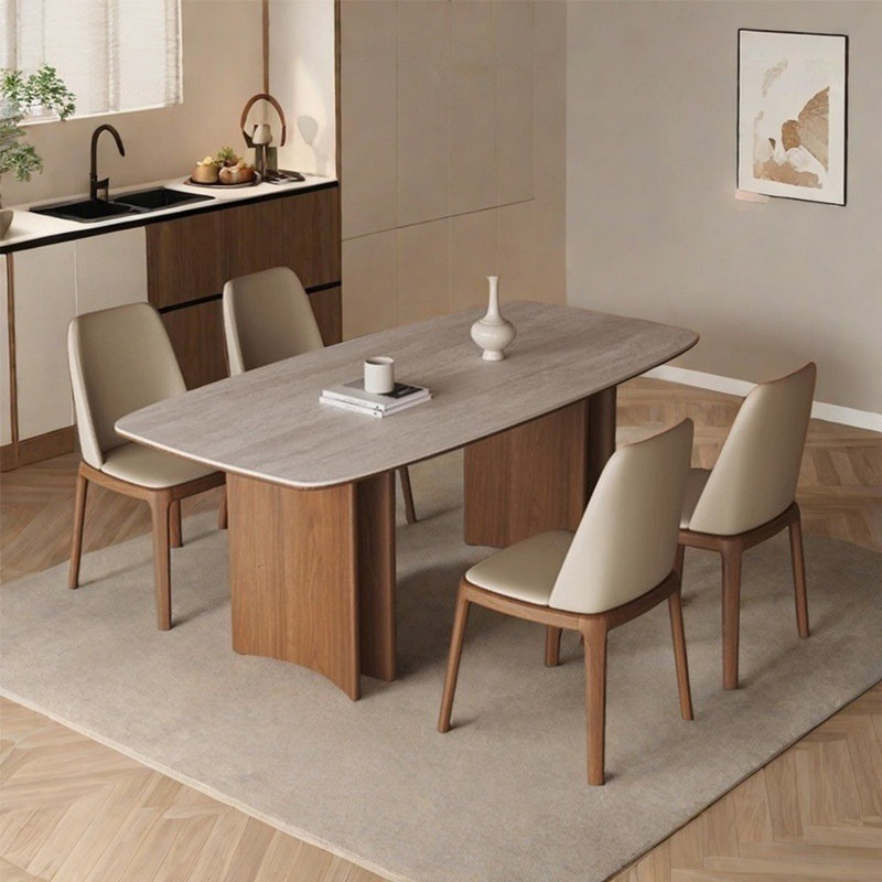 Ensemble de table de salle à manger haut de gamme French French, H 29,5 po x L 78,7 po x l 35,4 po