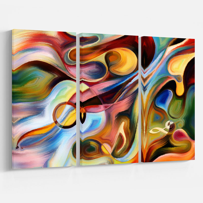 3 Piece Art Graphic Art Print
