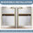 56"-60"W X 74"H Single Sliding Semi-Frameless Shower Door-123244147