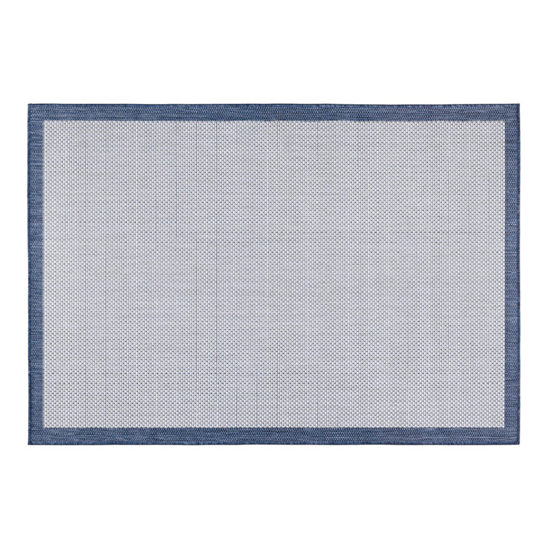 Tapis bleu marine luxueux, 6,6 x 9,5 pieds | 100% sisal, hauteur de poils de 0,2 pouce, 1200 g / m² | Tissé à la machine avec base en jute durable, 96 000 points de fil | Facile à nettoyer, parfait pour le salon et la chambre à coucher