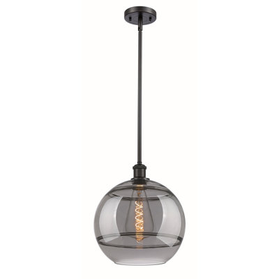 Ballston Bienes 1 Light Stem Hung Pendant-516-G556