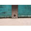 Tapis turquoise à transition de couleur 2,59 m x 3,50 m
