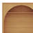 Hall Tree Entryway Organizer, Storage Bench With 3 Cabinets Adjustable Shelves, Retro Arched Coat Rack With 4 Golden Hooks-709492873