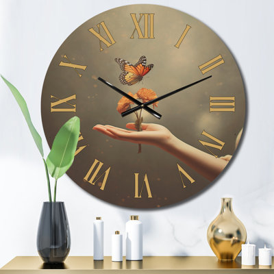 Metal Wall Clock