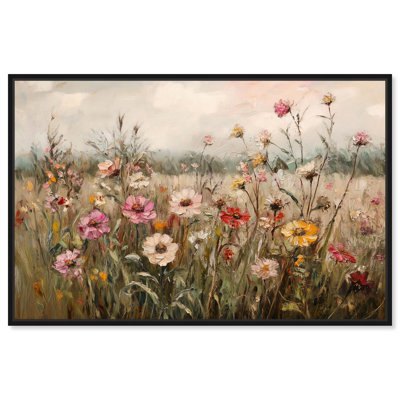Vintage Blooms I Canvas Landscape Wall Art by