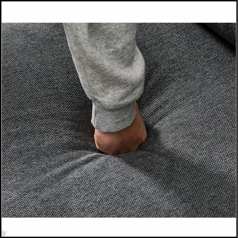 Ensemble de canapé modulaire polyvalent avec revêtement en lin doux et accoudoirs roulés pour des sièges flexibles
