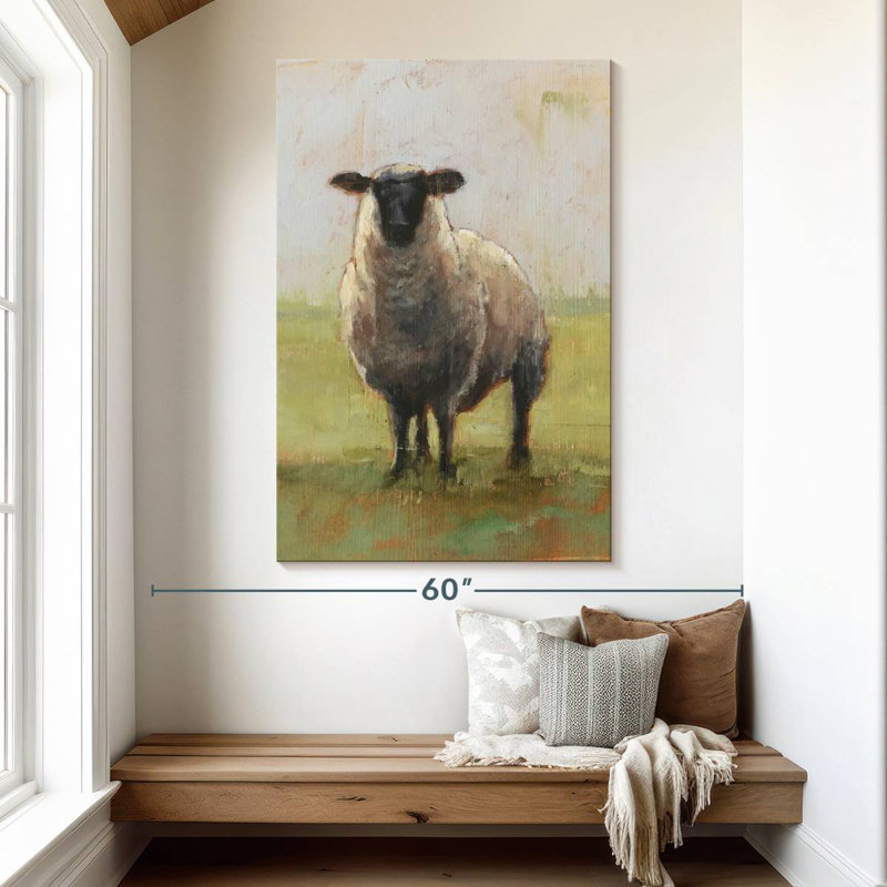 Brampt Away From The Flock I, 51" H x 34" W