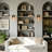 Iron Armed Sconce Dimmable with Glass Shade  Hardwired Bathroom Vanity Light