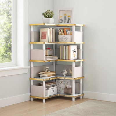116cm H x 46.5cm W Metal Bookcase