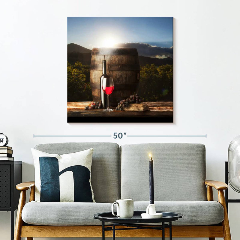 Yarlin Merlot Red Wine, 30" H x 30" W