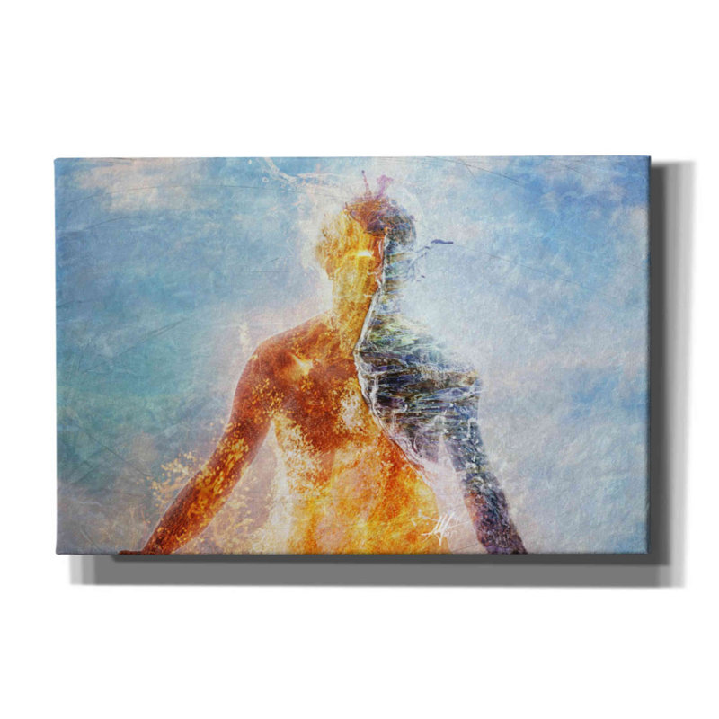 «Two Worlds» par Mario Sanchez Nevado - impression sur toile tendue, H 40 po x l 60 po x 1,5 po