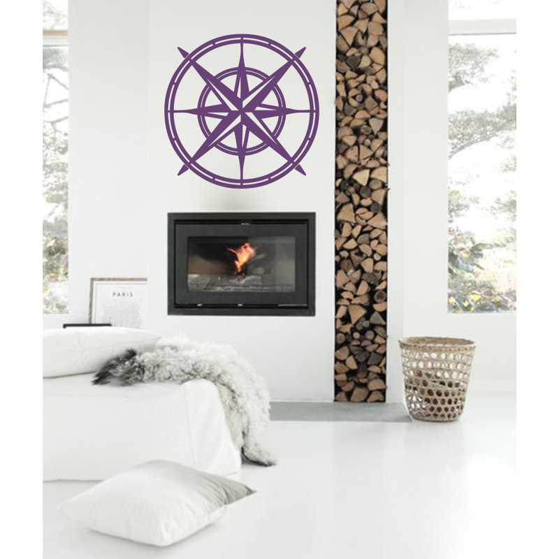 Non-Wall Damaging Wall Decal, 30" H x 30" W x 0.01" D, Violet