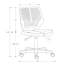 Siège réglable ergonomique - filet noir, rembourrage confortable, option pivotante Mobilier de bureau contemporain ergonomique, noir et rotatif