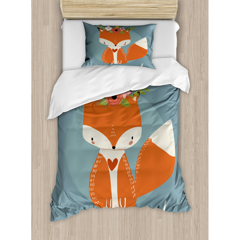 Breahanna 260 TC Duvet Cover Set, Single - 1 Standard Pillowcase