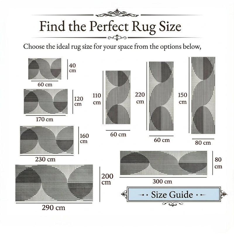Oriental Machine Tufted Shag Area Rug, Rectangle 40 x 60 cm