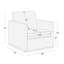 Fauteuil pivotant large Assiatou-249094452